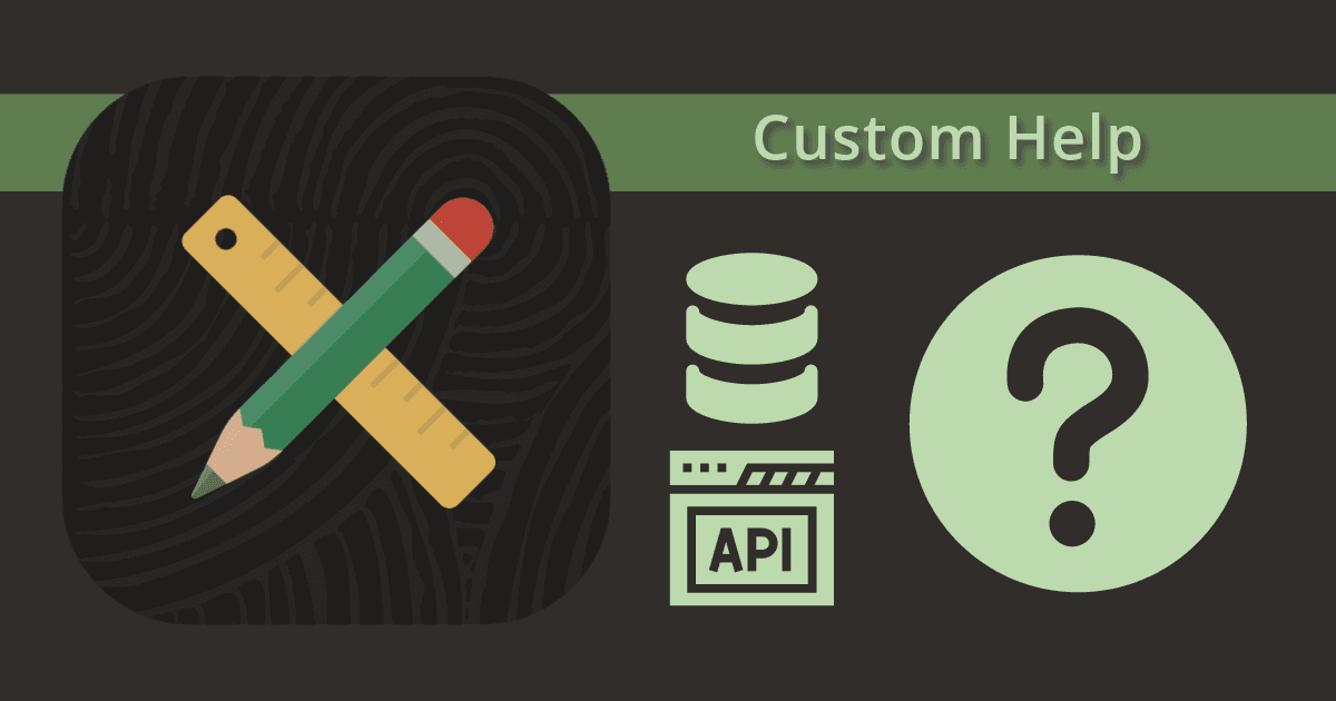 APEX Custom Sourced Help Text