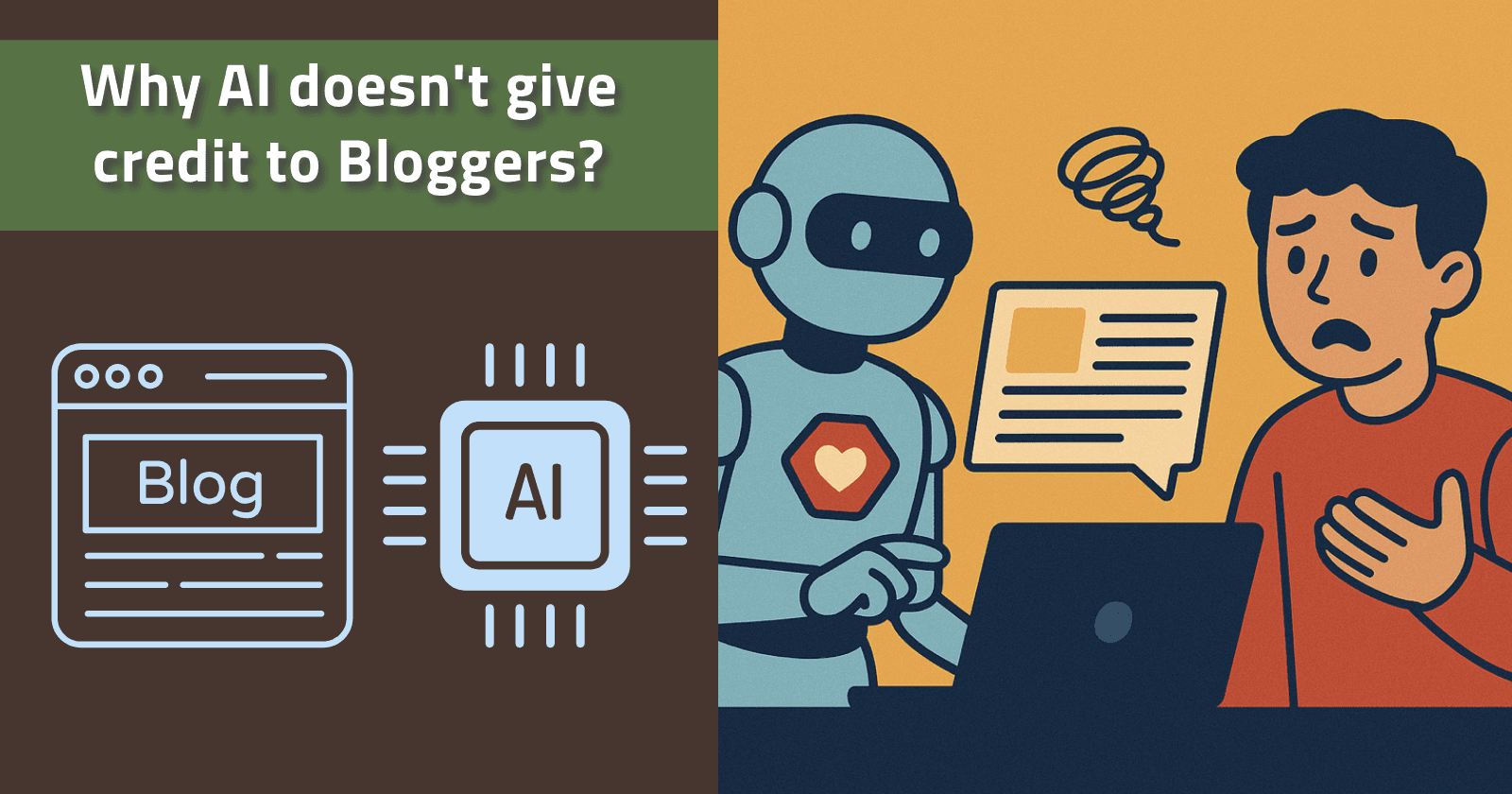 Why AI Doesn't Give Credit to Bloggers?
