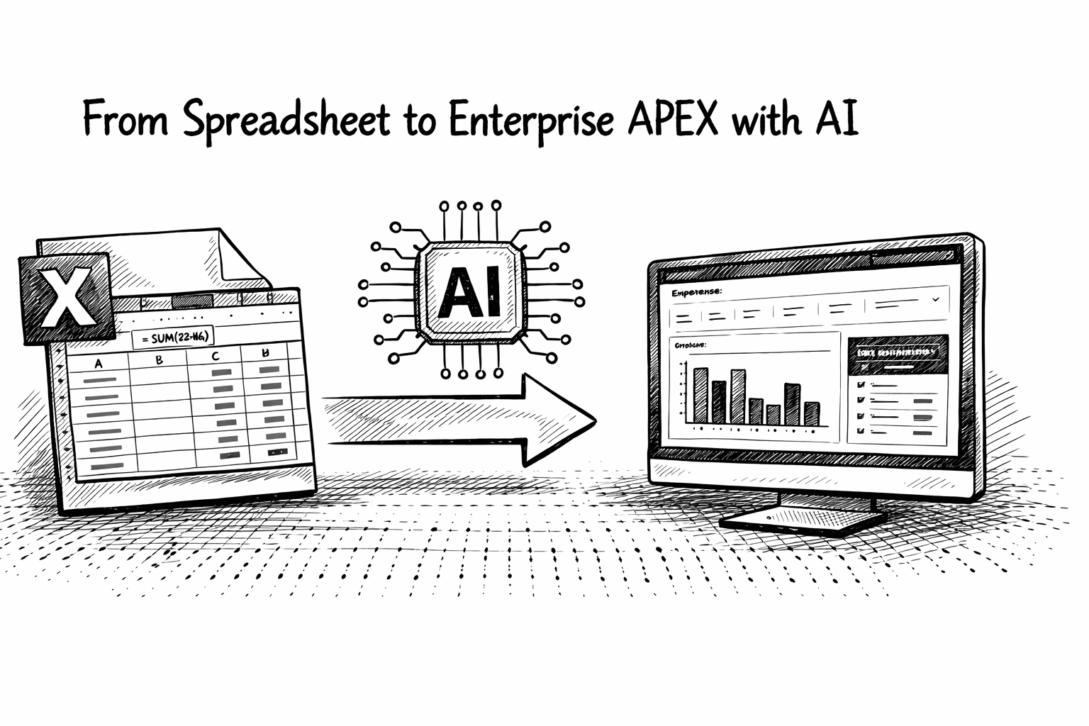 From Spreadsheet to Enterprise APEX System with AI